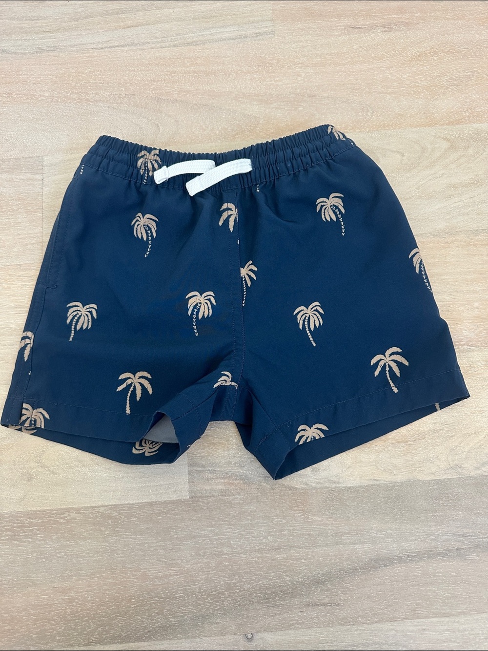 Chubbies Kids 4T Navy Palm Print Swim Shorts